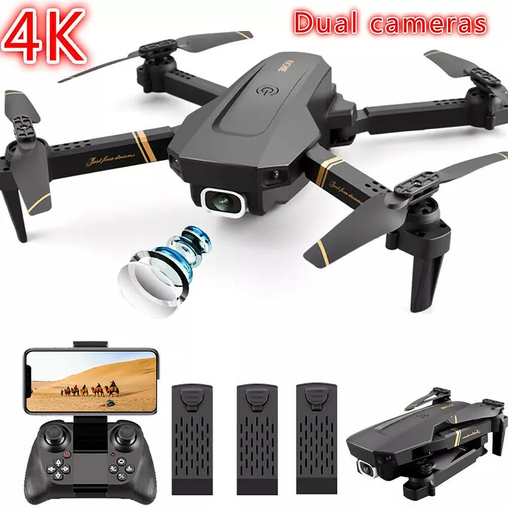 DRONES 4DRC V4 CON DOBLE CAMARA 4K WIFI CON 3 BATERIAS NUEVO Foto 7226860-10.jpg