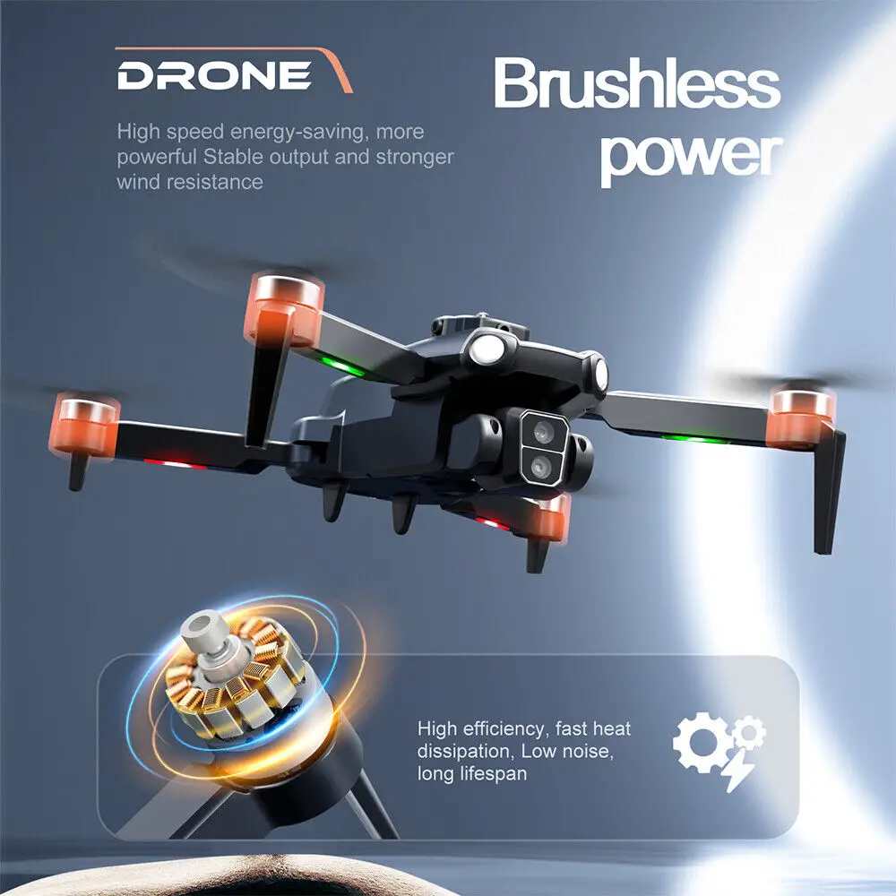 DRONES S119 CON DOBLE CAMARA 8K MOTORES BRUSHLESS Y CON 2 BATERIAS NUE Foto 7227198-4.jpg