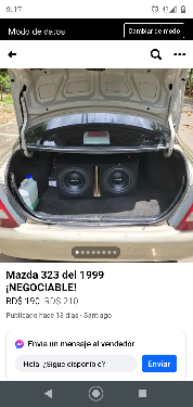 Vendo Mazda 323 del 99 en buen estado 8292764884 Foto 7228525-7.jpg
