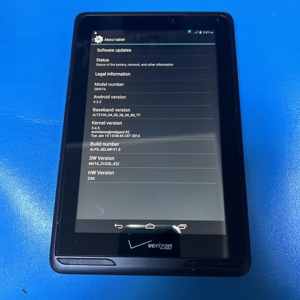 tablet Verizon Ellipsis 7 8GB Foto 7230543-2.jpg