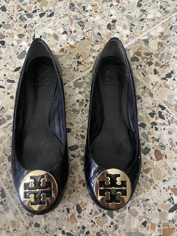 Vendo zapatos flats marca TORY BURCH color negros size 8.5 Foto 7231264-2.jpg