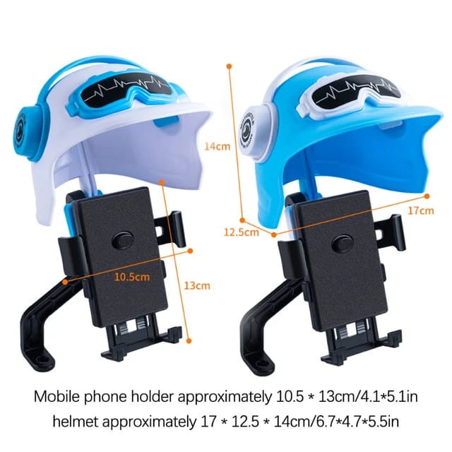 Stand para celulares de motor con casco protector Foto 7232817-1.jpg