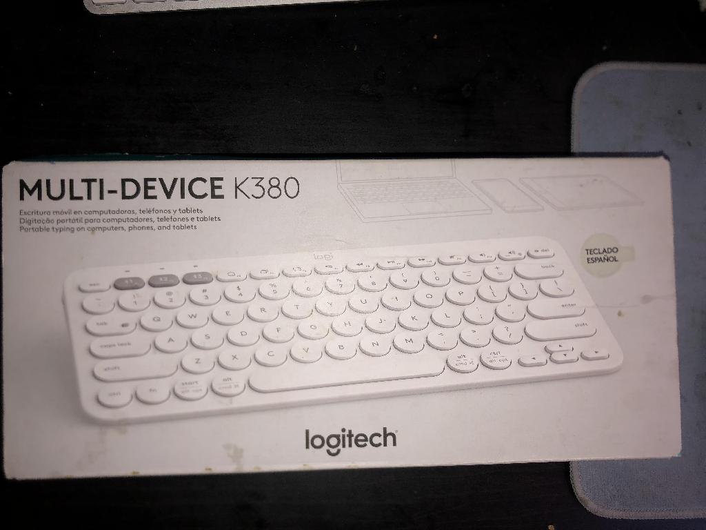 Teclado Logitech Pebble k380 Multi-Uso Bluetooth Blanco Español Mac-PC Foto 7233874-2.jpg