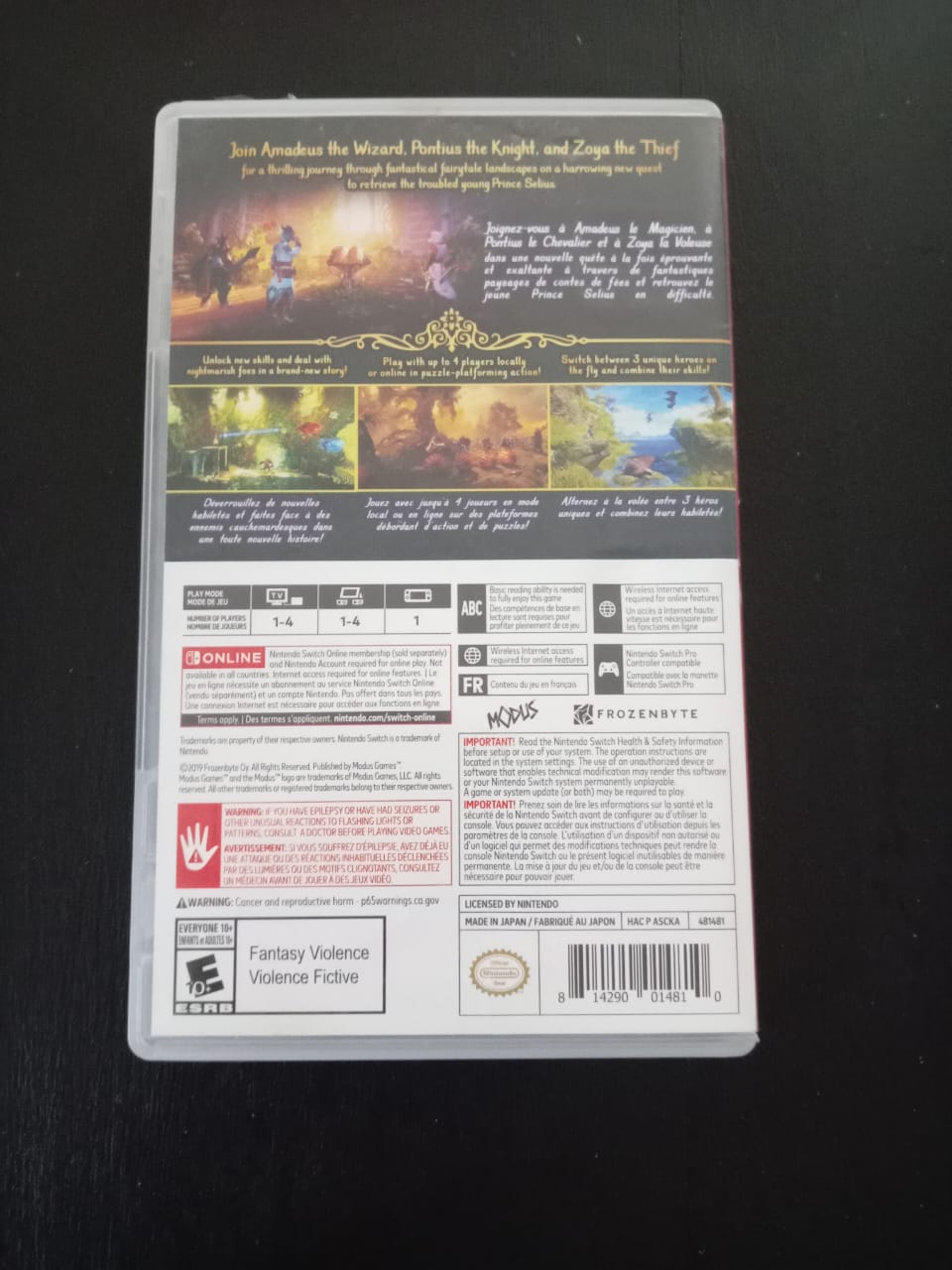 Trine 4 Y Minecraft Ambos Para Nintendo Switch Casi Nuevos Foto 7234164-2.jpg