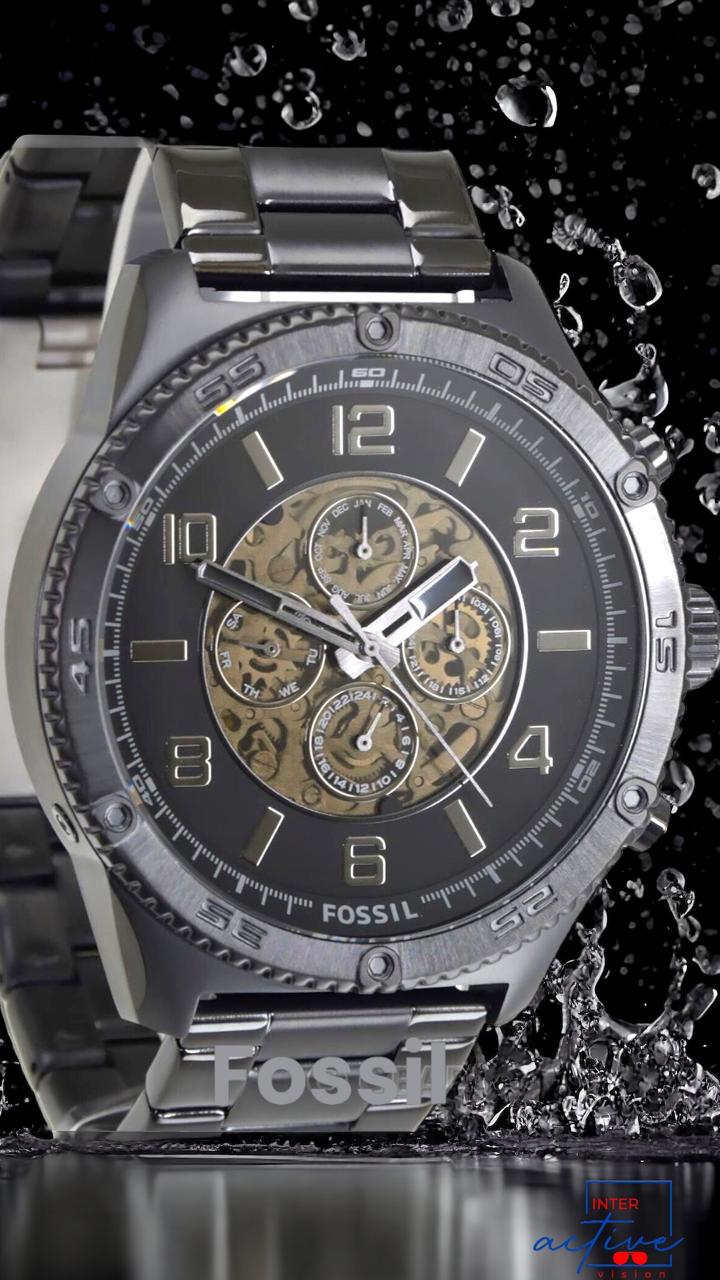 Vendo Reloj Fossil Metal Negro Automatic Foto 7235366-10.jpg