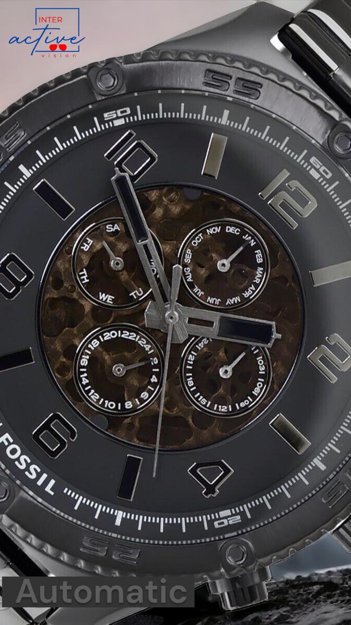 Vendo Reloj Fossil Metal Negro Automatic Foto 7235366-4.jpg