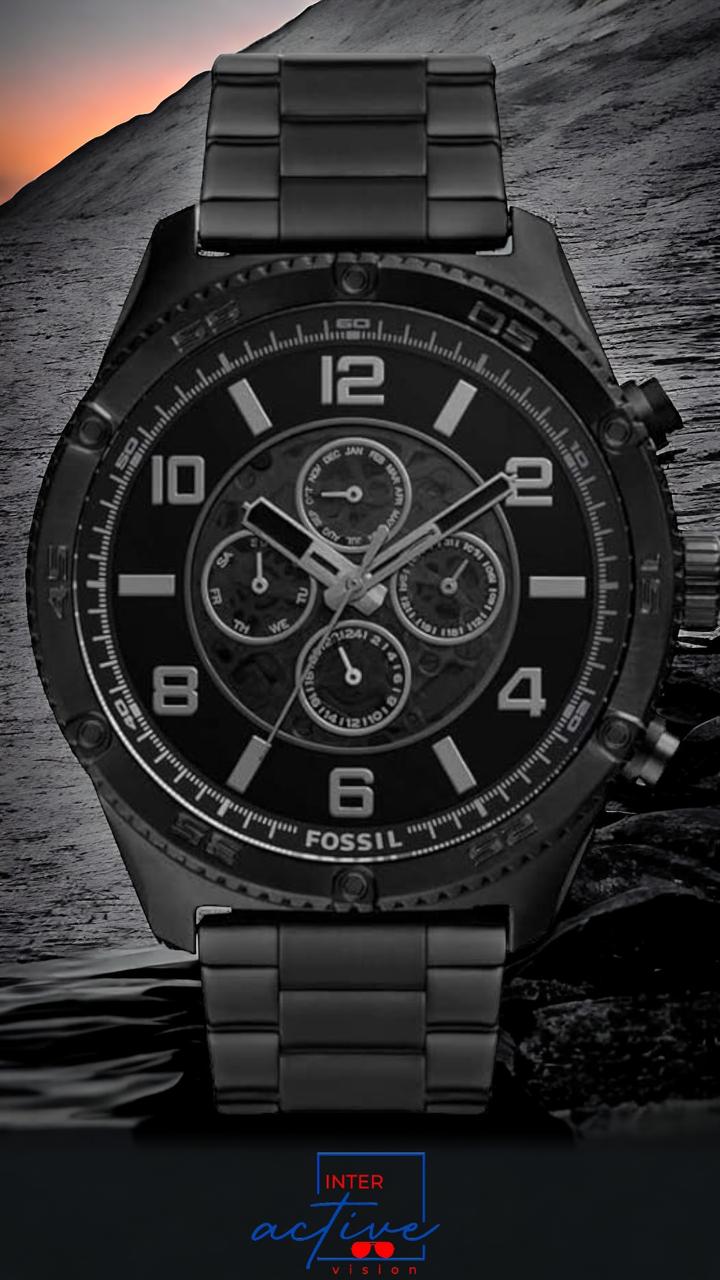 Vendo Reloj Fossil Metal Negro Automatic Foto 7235366-5.jpg