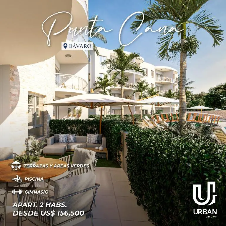 Apartamentos de 2 Habitaciones desde US156500 en Punta Cana Foto 7241948-1.jpg