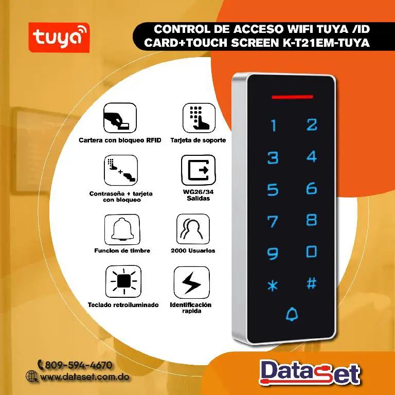 CONTROL DE ACCESO WIFI TUYA K-T21EM-TUYA Foto 7249185-1.jpg