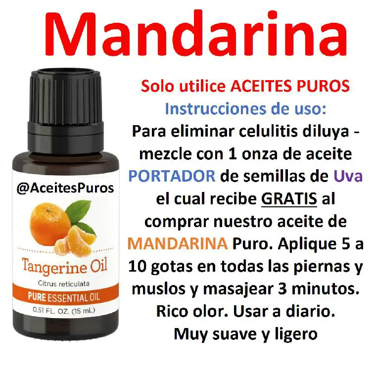 aceite de mandarina tangerine original pura importada aromaterapia  Foto 7255228-1.jpg