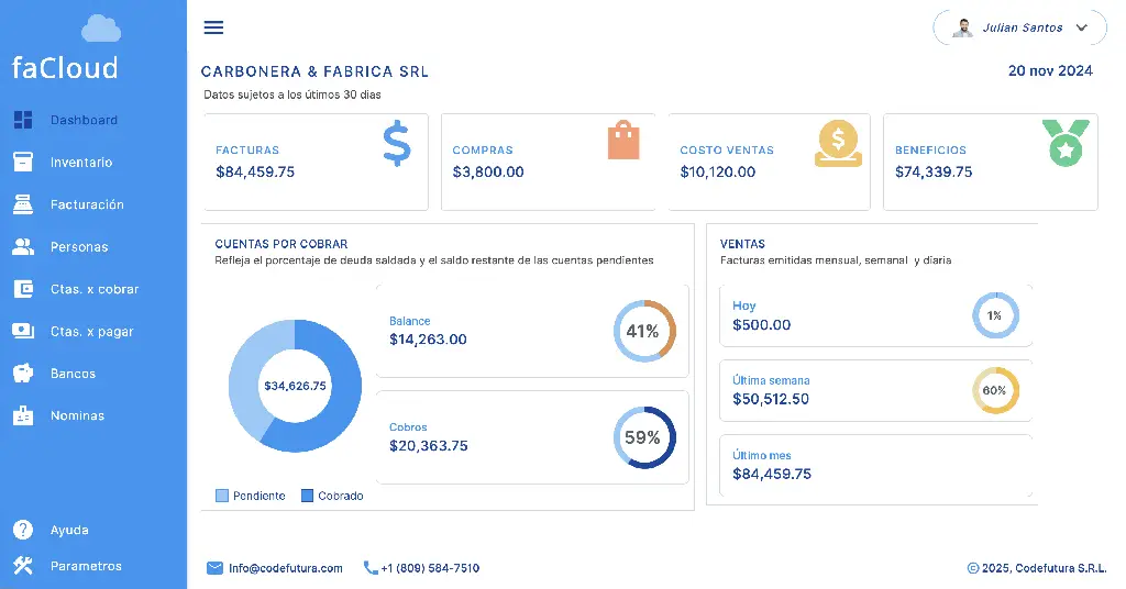 Sistema de facturación en la nube - control de inventario en Web Deskt Foto 7259653-1.jpg