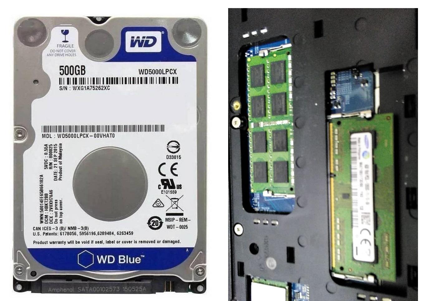 Disco Duro PARA LAPTOP 500 GB y memorias ram de 4gb cada una en Santo  Foto 7261394-4.jpg