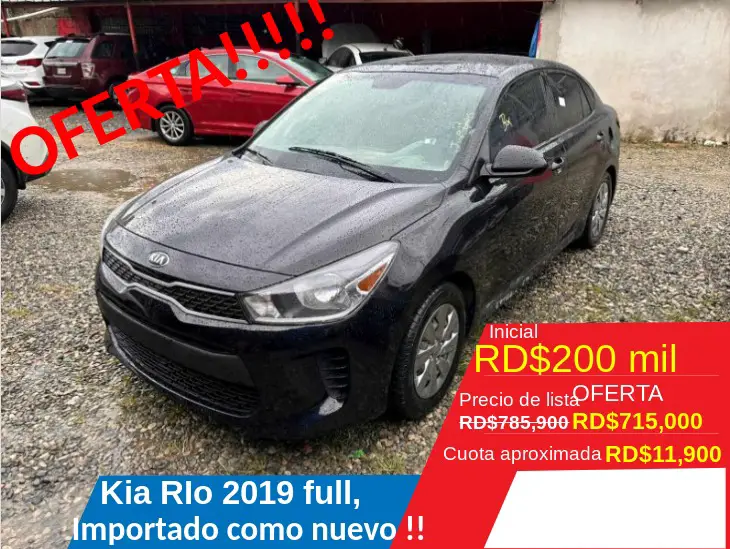 KIA RIO  NEGRO 2019 AMERICANO RECIEN IMPORTADO Foto 7261523-1.jpg