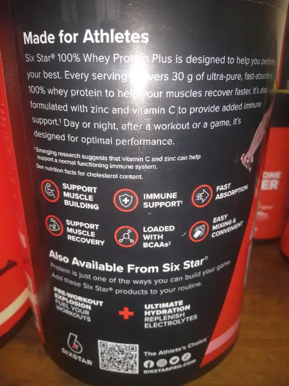 Six Star 100 Whey Protein  Foto 7262270-4.jpg