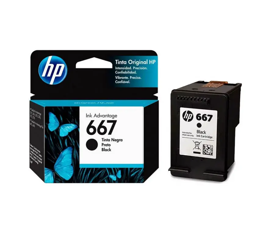 Cartuchos de Tinta 667 HP Color y Negro Foto 7262380-3.jpg