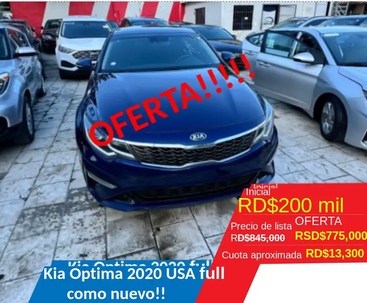 KIA OPTIMA AZUL 2020 AMERICANO RECIEN IMPORTADO Foto 7264356-1.jpg