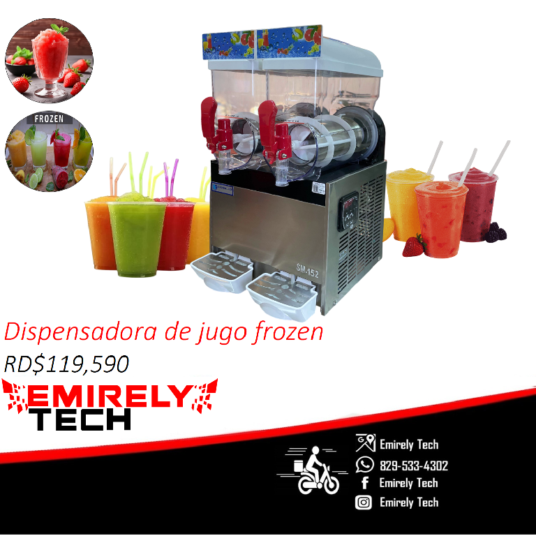 Dispensador de jugos frozen yunyun granizados de 30 litros Foto 7265143-11.jpg