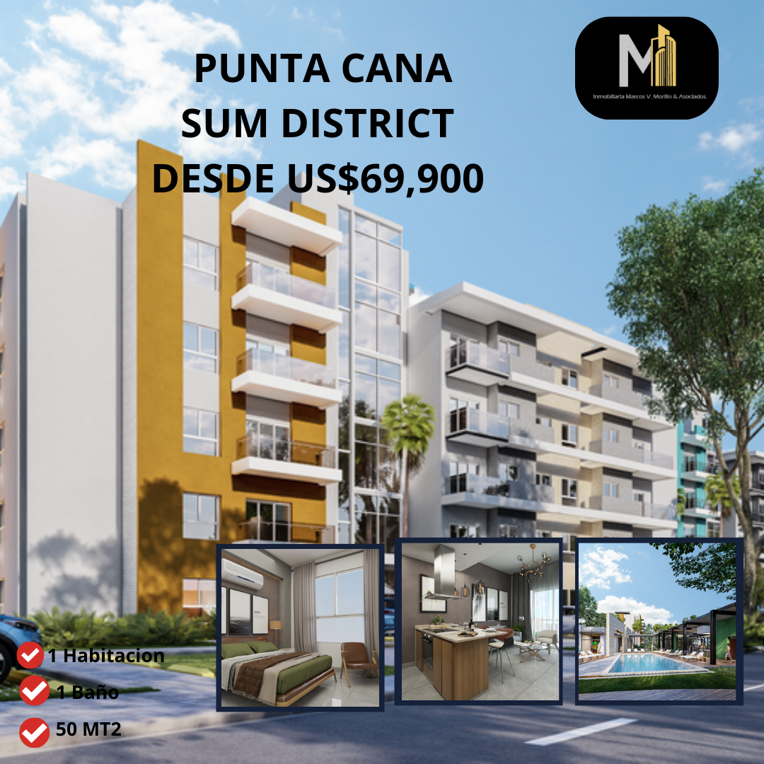 Vendo Apartamento en el Proyecto Residencial SUN DISTRICT / PUNTA CANA Foto 7269937-1.jpg