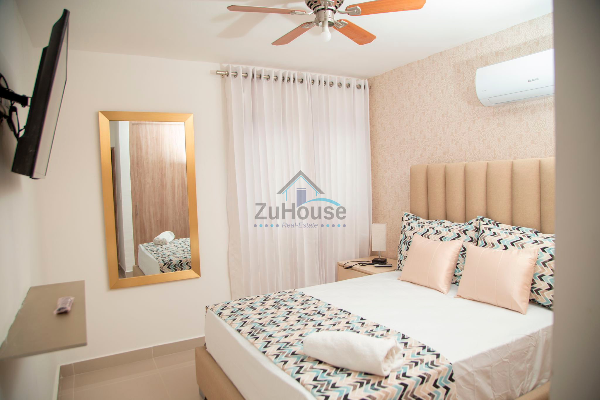 Apartamento Amueblado 3 Habitaciones Res. C/Piscina Santiago AJDA04 Foto 7275577-12.jpg