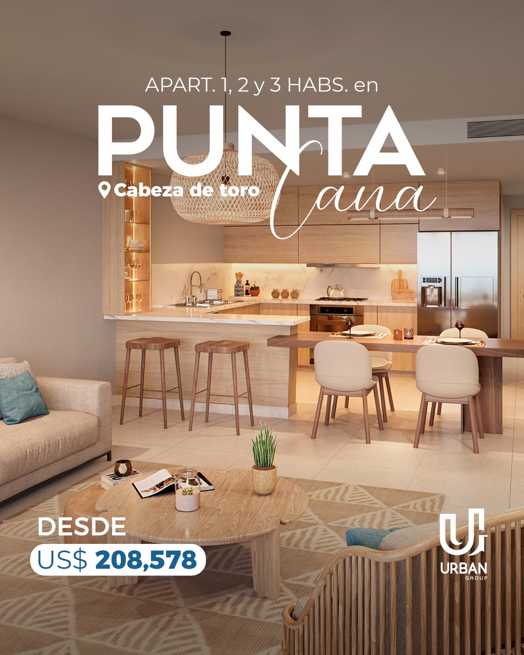 Apartamentos de 1 2 y 3 habitaciones en Punta Cana Foto 7275661-4.jpg
