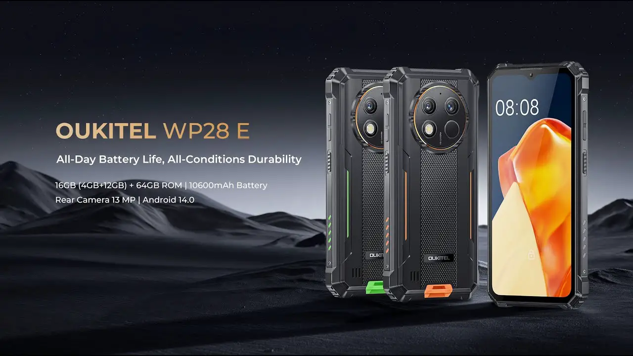 OUKITEL WP28E teléfono resistente de  4GB/64GB 10600mAh batería Androi Foto 7275685-2.jpg