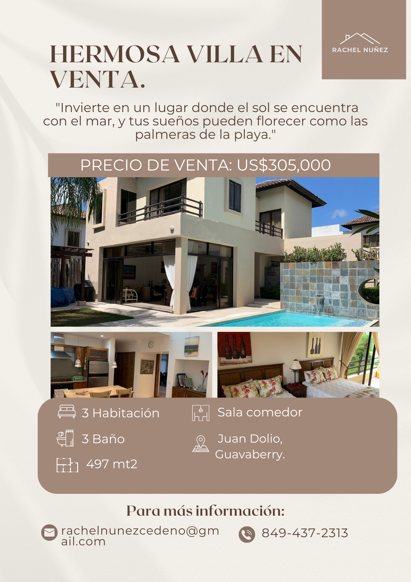 Villa de 3 Habitaciones en Venta en Juan Dolio.  Foto 7275739-2.jpg