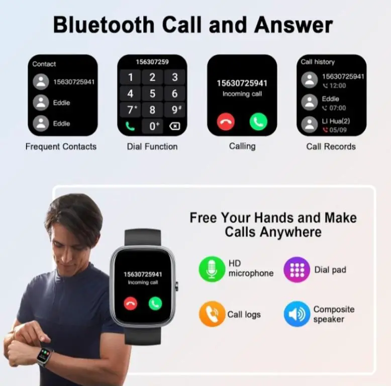 SmartWatch T60  9 Correas intercambiables.  Foto 7275935-7.jpg