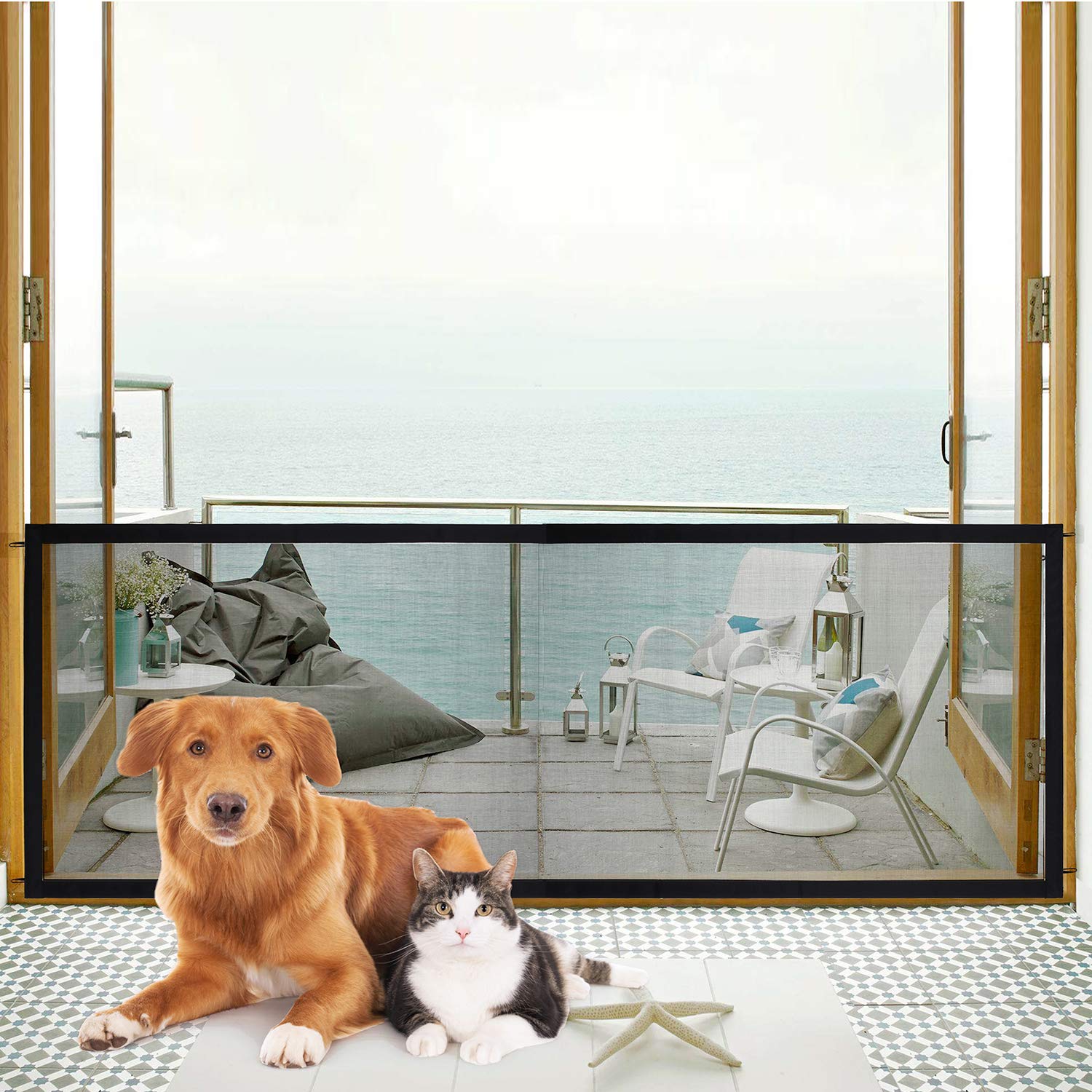 Malla de protección de seguridad para mascotas puerta exterior para es Foto 7276256-1.jpg