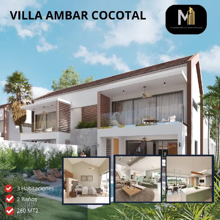 Vendo Villas Mirada Ámbar Cocotal ubicada en Punta Cana Foto 7276361-1.jpg