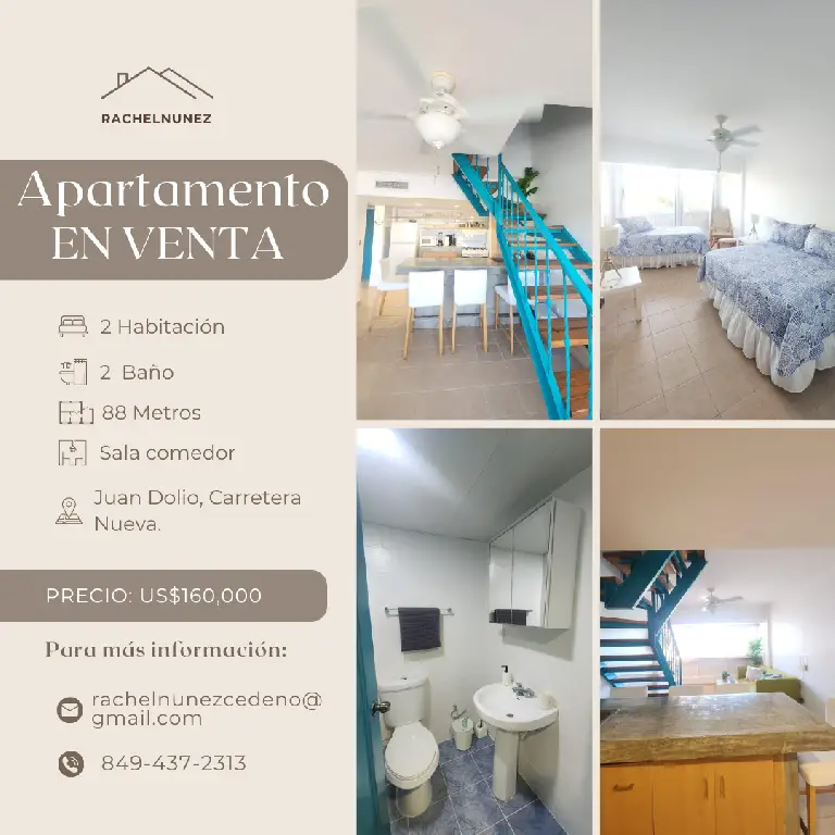Apartamento de 2 Habitaciones en Venta en Juan Dolio. Foto 7276733-1.jpg