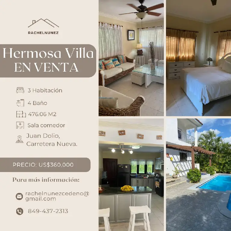 Villa de 3 Habitaciones en Venta en Juan Dolió.  Foto 7276741-1.jpg