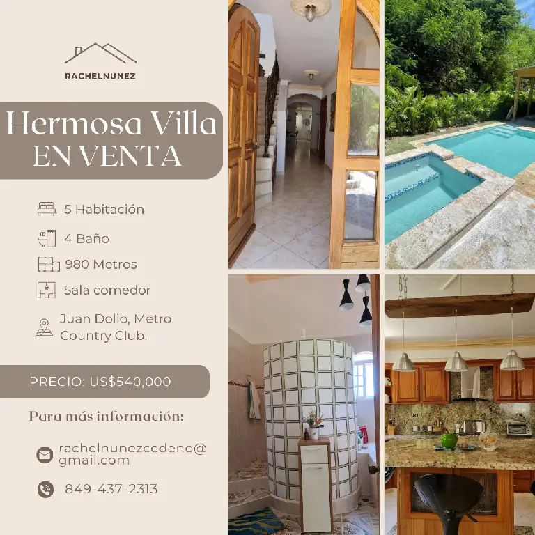Villa de 5 Habitaciones en Venta en Juan Dolió.  Foto 7276744-1.jpg