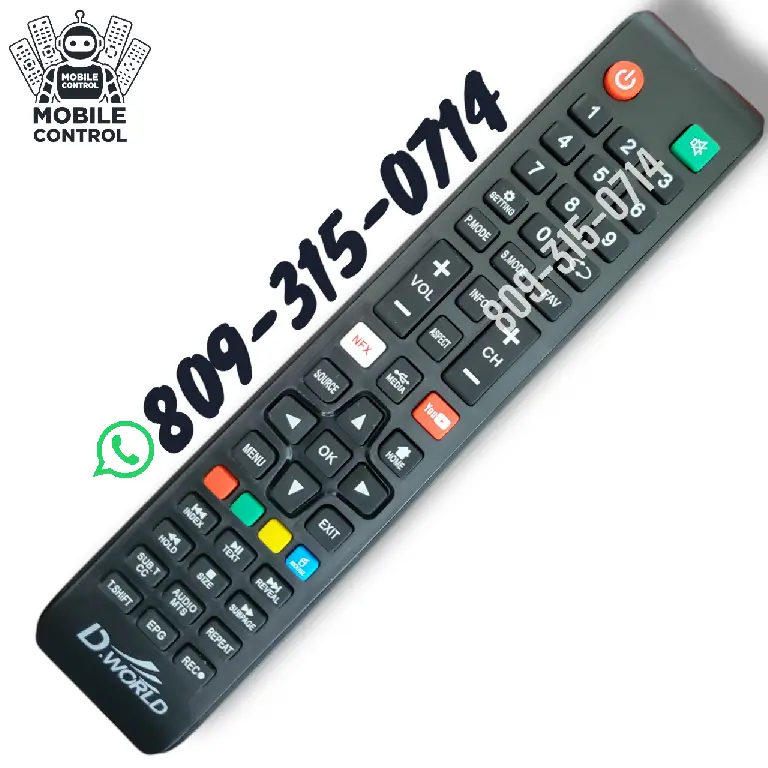 Control marca D.WORLD para Smart TV original  Foto 7276745-1.jpg