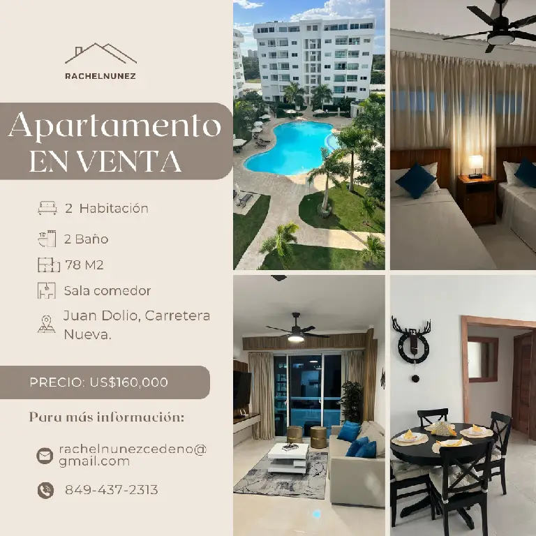 Apartamento de 2 Habitaciones en Venta en Juan Dolio. Foto 7276787-1.jpg
