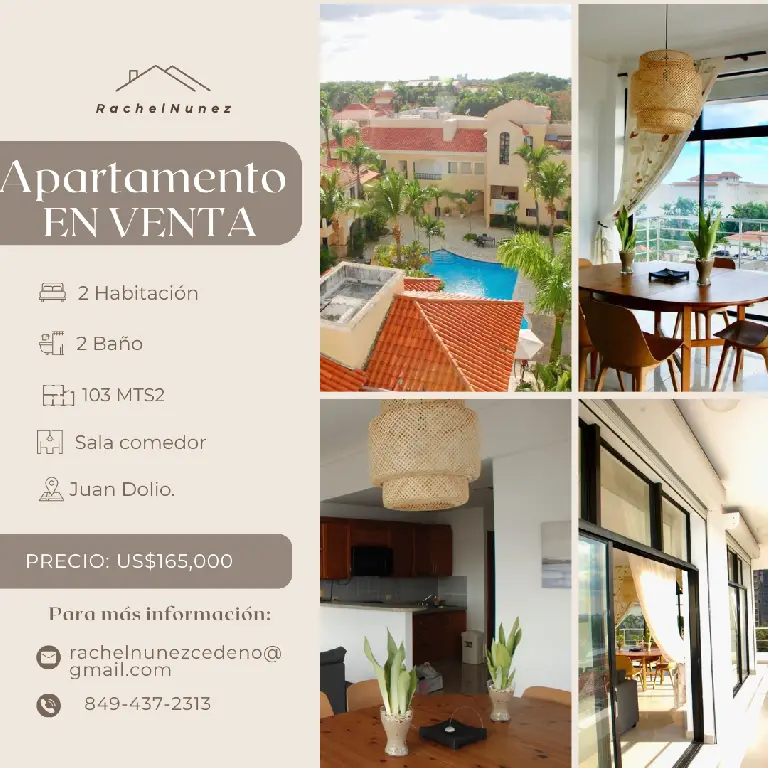 Apartamento de 2 Habitaciones en Venta en Juan Dolio. Foto 7276810-1.jpg