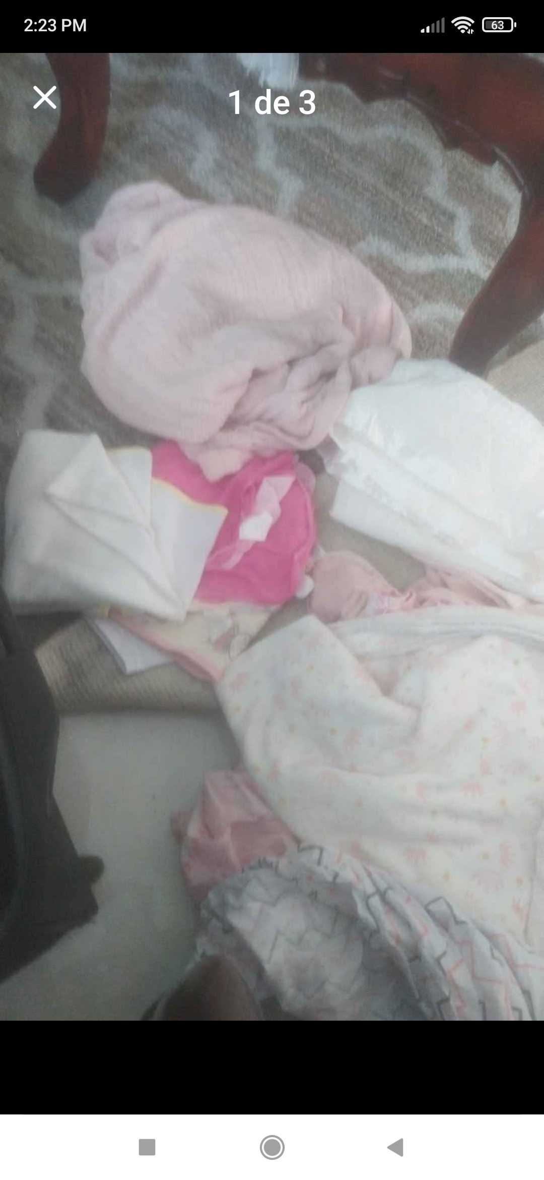 Lote de ropa de bebé niñas más de 10 piezas entre ellas ropa de 0 mese Foto 7277687-5.jpg