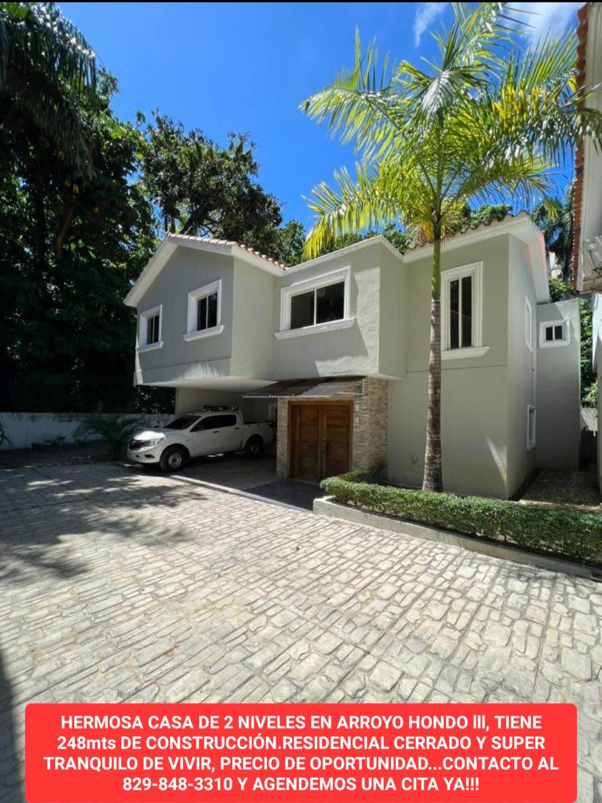 CASA DE 2 NIVELES EN ARROYO HONDO lllTIENE 248MTS DE CONSTRUCCIÓNEXCEL Foto 7277775-1.jpg