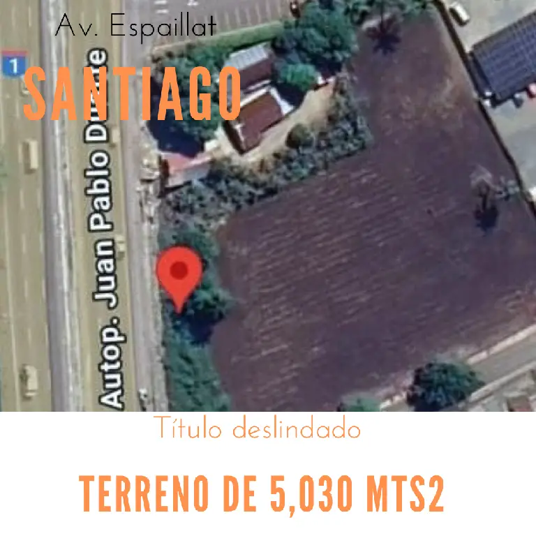 Terreno de 5030 Mts2 Idela para Dealer restaurante Almacén en Santiago Foto 7278195-1.jpg