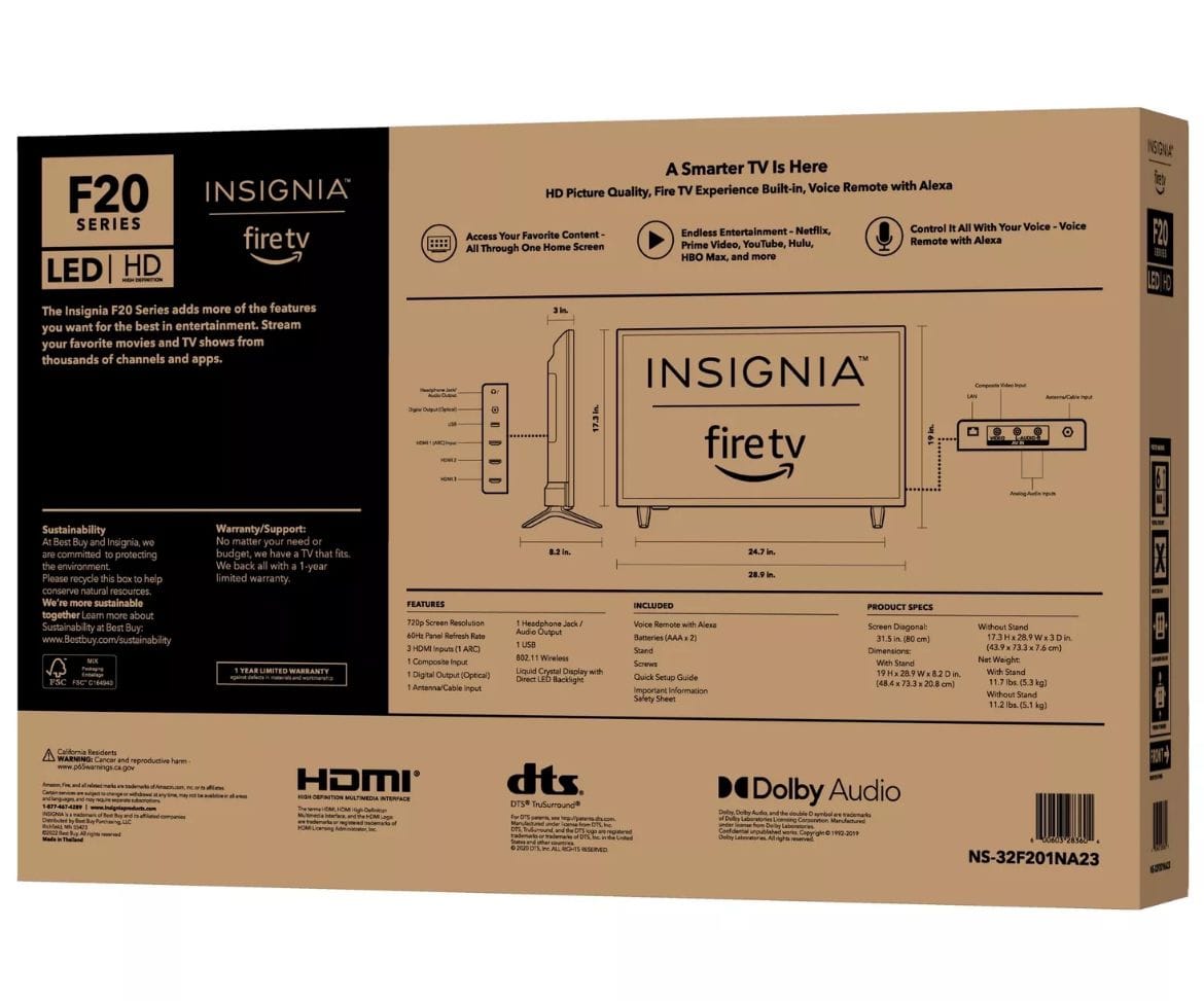 Fire Tv Insignia de 32 Pulgadas Aplicaciones de fabrica 1 mes de Garan Foto 7278239-2.jpg