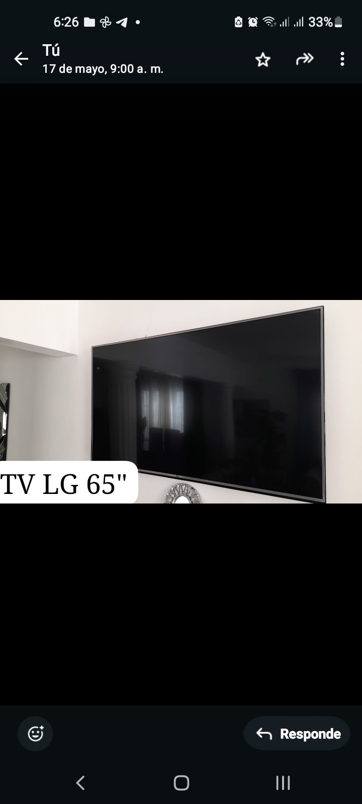 Televisor LG 65 pulgadas excelente condiciones  Foto 7278314-1.jpg