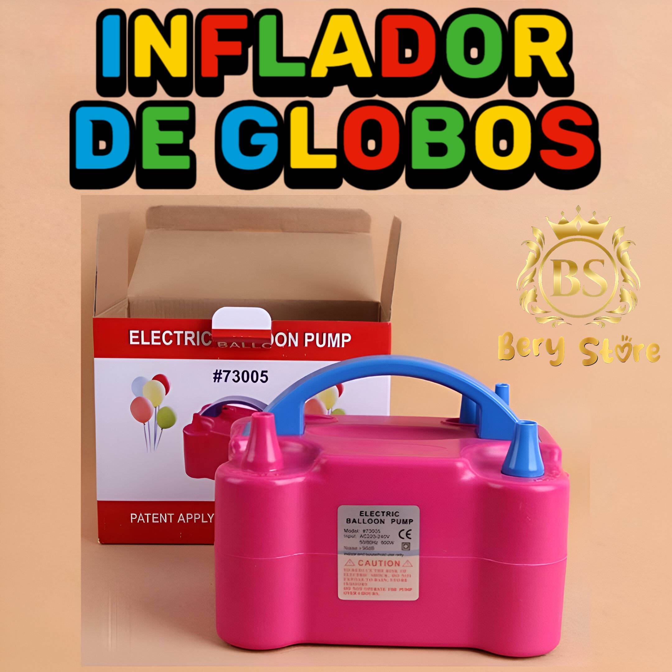 INFLADOR DE GLOBOS  INFLADOR ELECTRICO DE GLOBOS  BOMBA DE AIRE E Foto 7278346-2.jpg