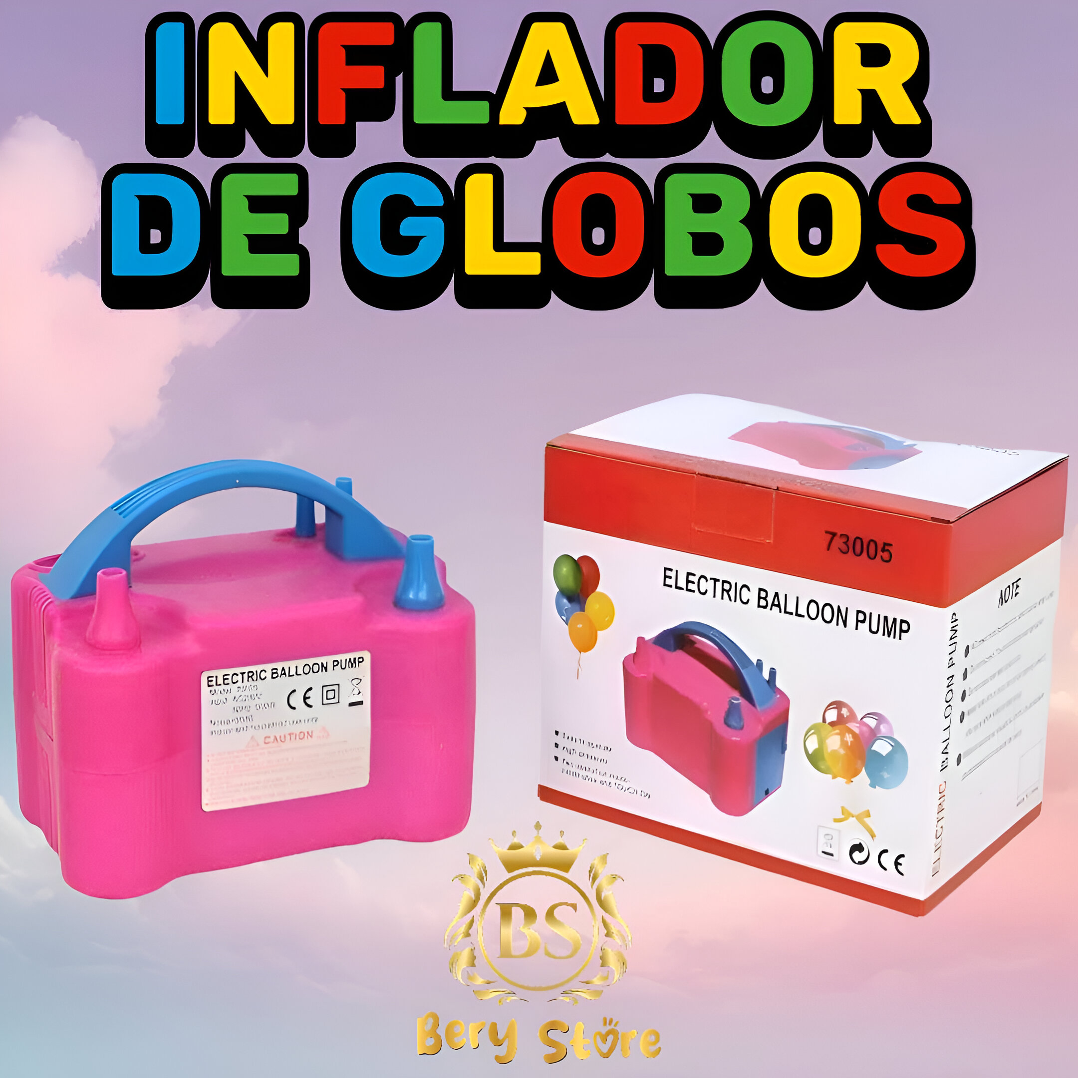 INFLADOR DE GLOBOS  INFLADOR ELECTRICO DE GLOBOS  BOMBA DE AIRE E Foto 7278346-4.jpg