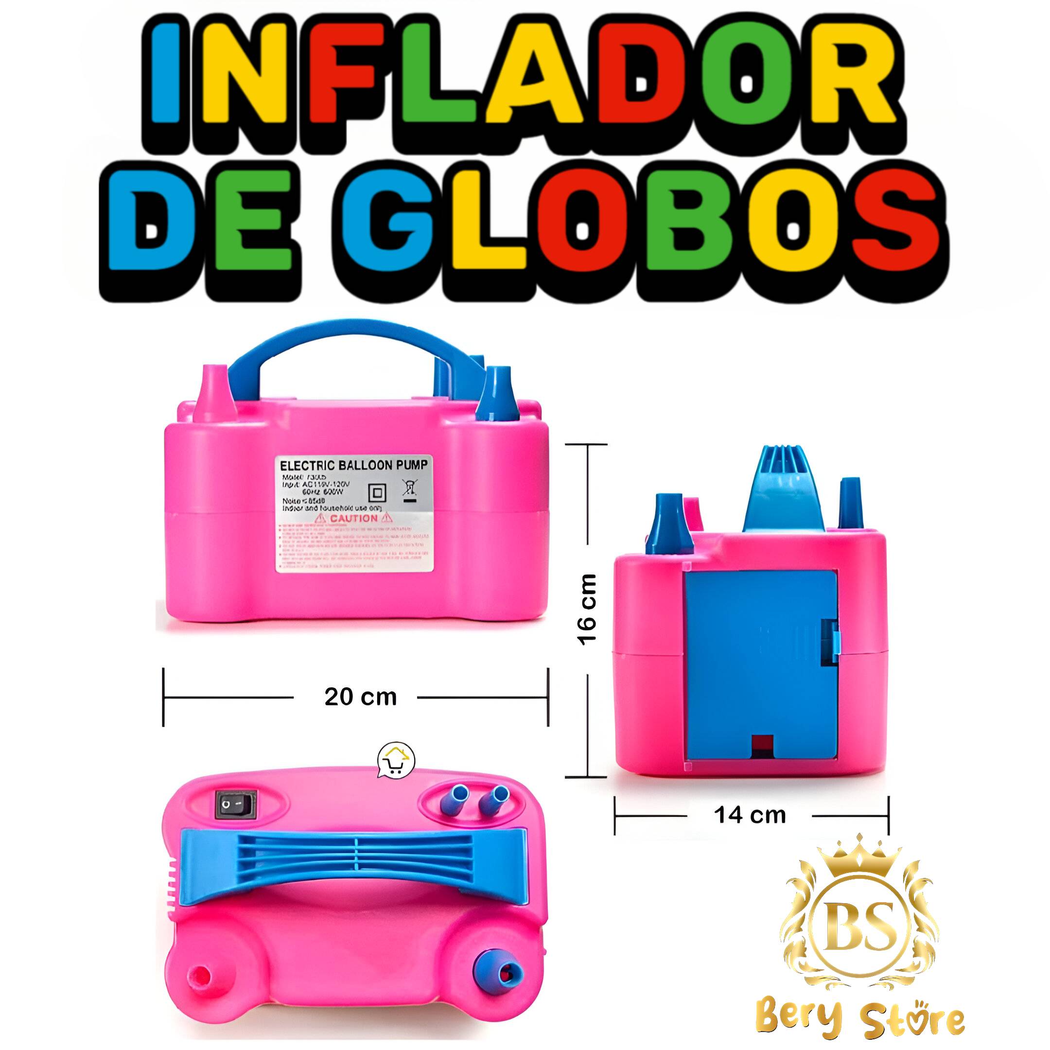 INFLADOR DE GLOBOS  INFLADOR ELECTRICO DE GLOBOS  BOMBA DE AIRE E Foto 7278346-8.jpg