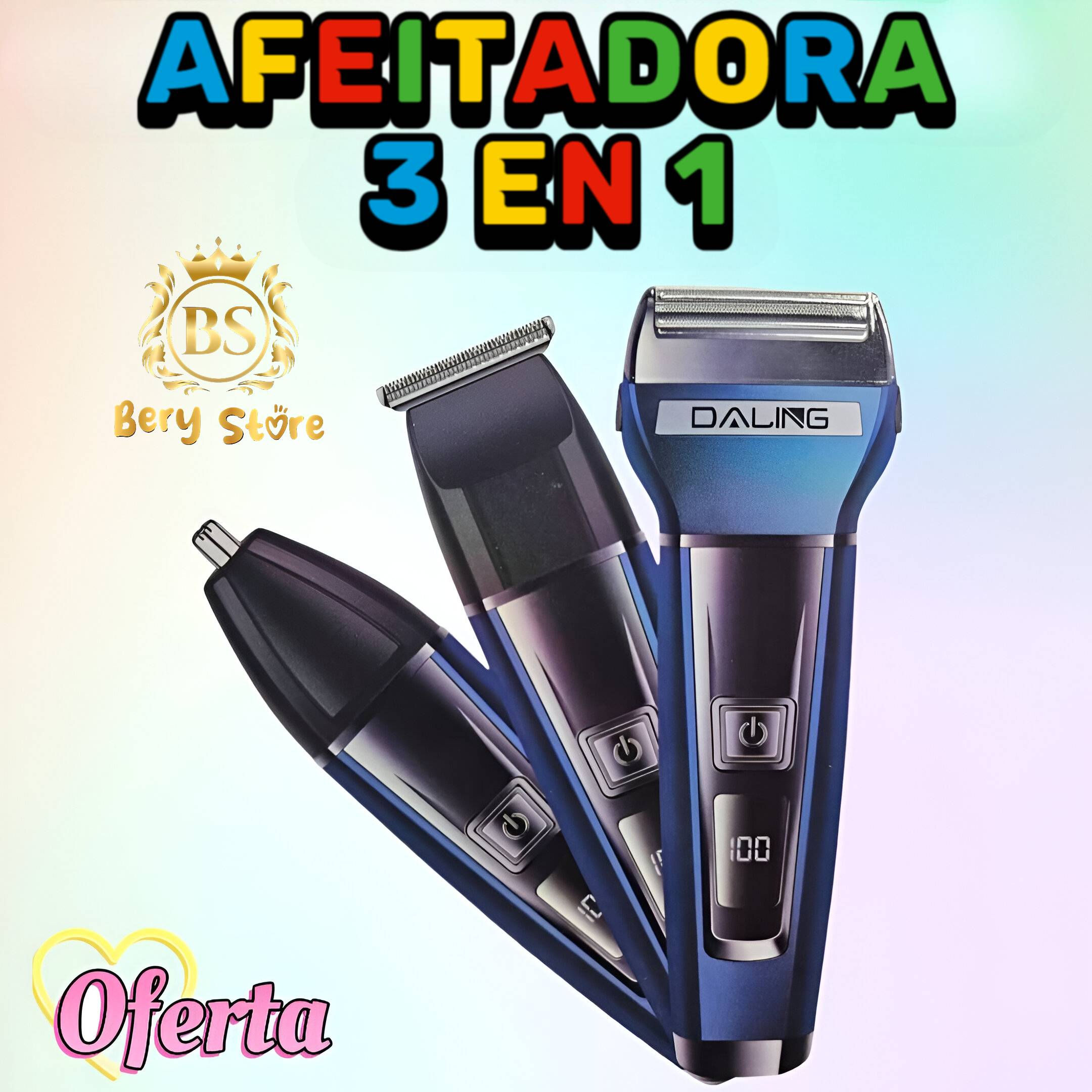 AFEITADORA ELECTRICA 3 EN 1  RASURADORA ELECTRICA 3 EN 1  AFEITADORA I Foto 7278349-3.jpg