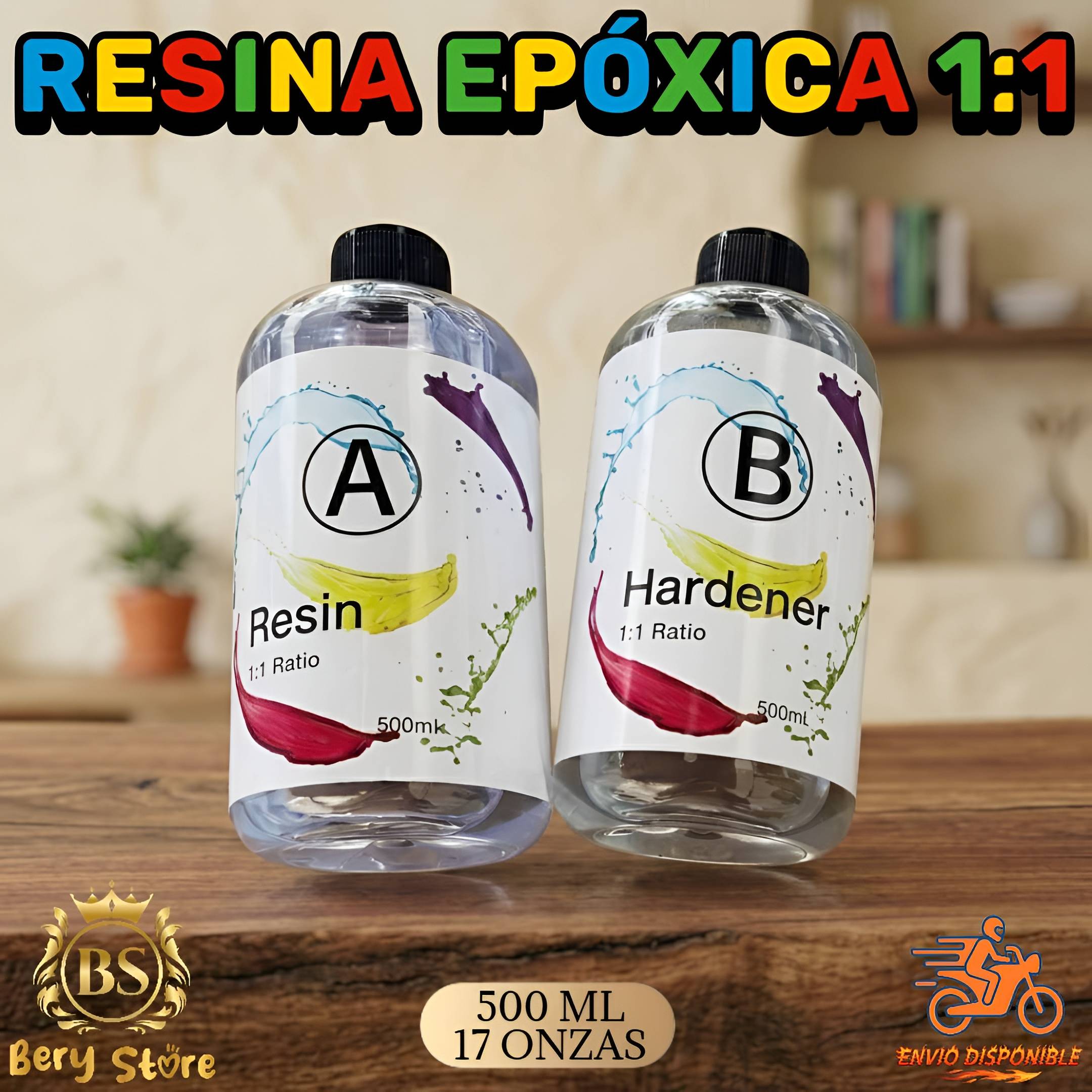 RESINA EPOXICA 1 A 1  RESINA EPOXY  RESINA PARA MANUALIDADES  RENINA P Foto 7278351-13.jpg