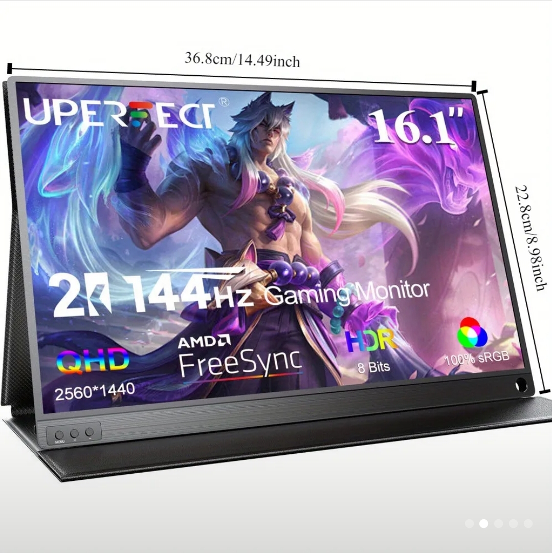 UPERFECT 144Hz 2K Monitor Portátil 16 25601600 QHD Freesync Pantalla Foto 7278490-2.jpg