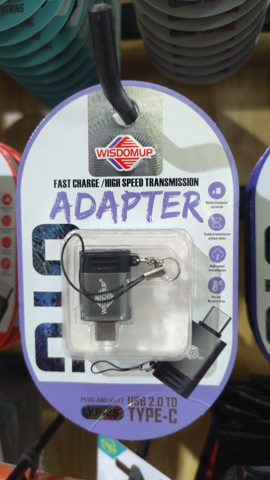 ADAPTADOR OTG CARGA RAPIDA WISDOMUP YP25 Foto 7279189-1.jpg