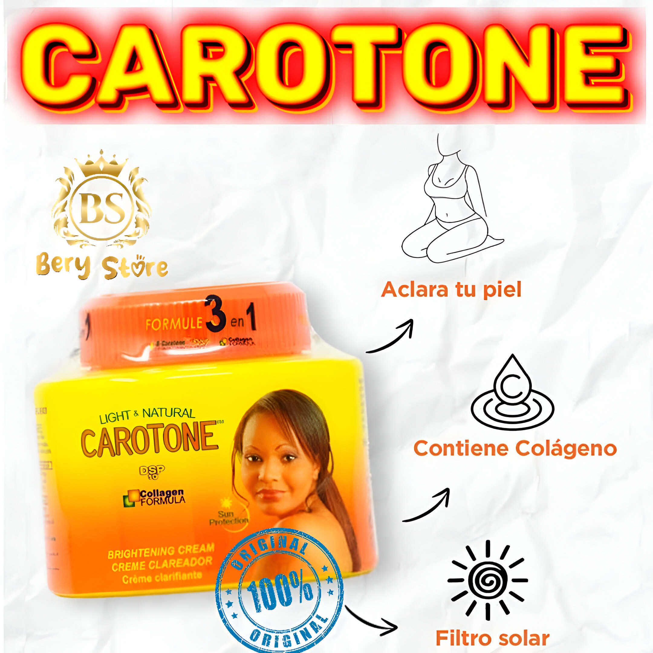 CREMA CAROTONE / CREMA ACLARADORA / CAROTONE Foto 7279483-4.jpg