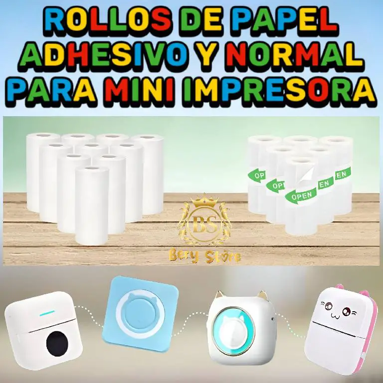 ROLLOS DE PAPEL PARA MINI IMPRESORAS TERMICA / MINI IMPRSORA TERMICA / Foto 7279486-2.jpg