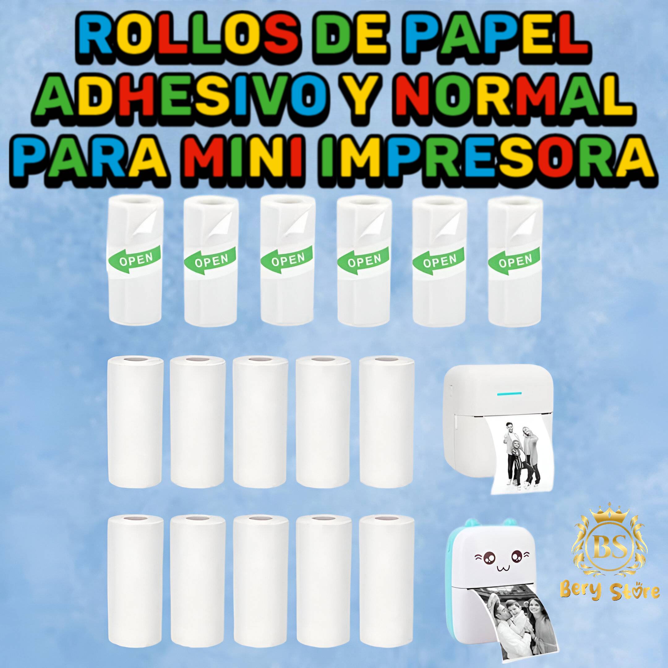 ROLLOS DE PAPEL PARA MINI IMPRESORAS TERMICA / MINI IMPRSORA TERMICA / Foto 7279486-3.jpg